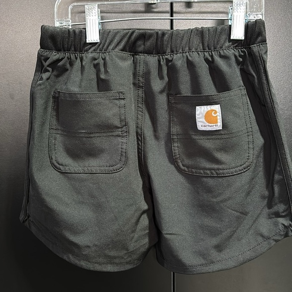 Carhartt Lightweight Ripstop work shorts,4 pocket,elastic waist,wicks sweat,logo - Picture 4 of 8